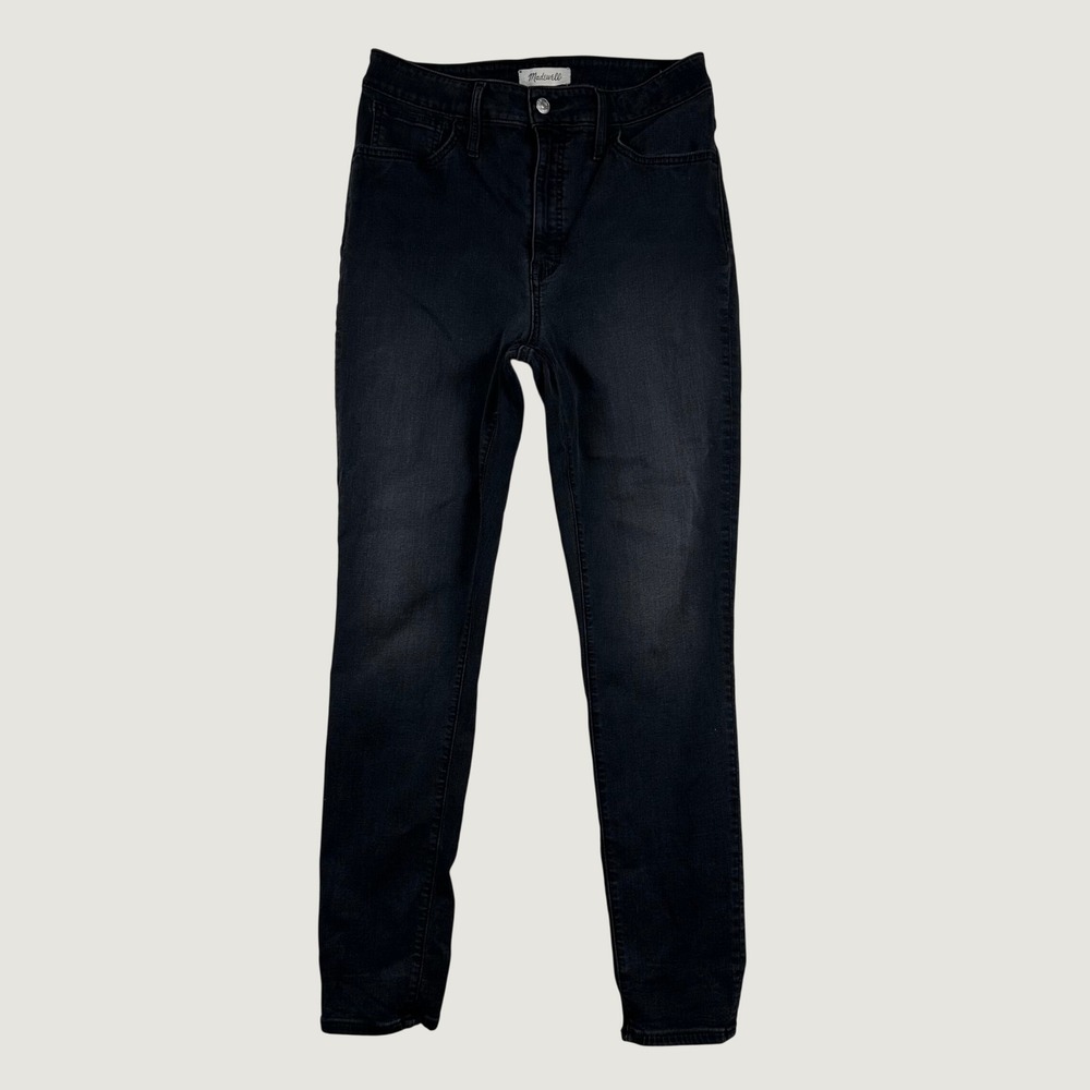 Madewell Curvy Roadtripper Skinny Jeans Womens High Rise Black 29x29 Black